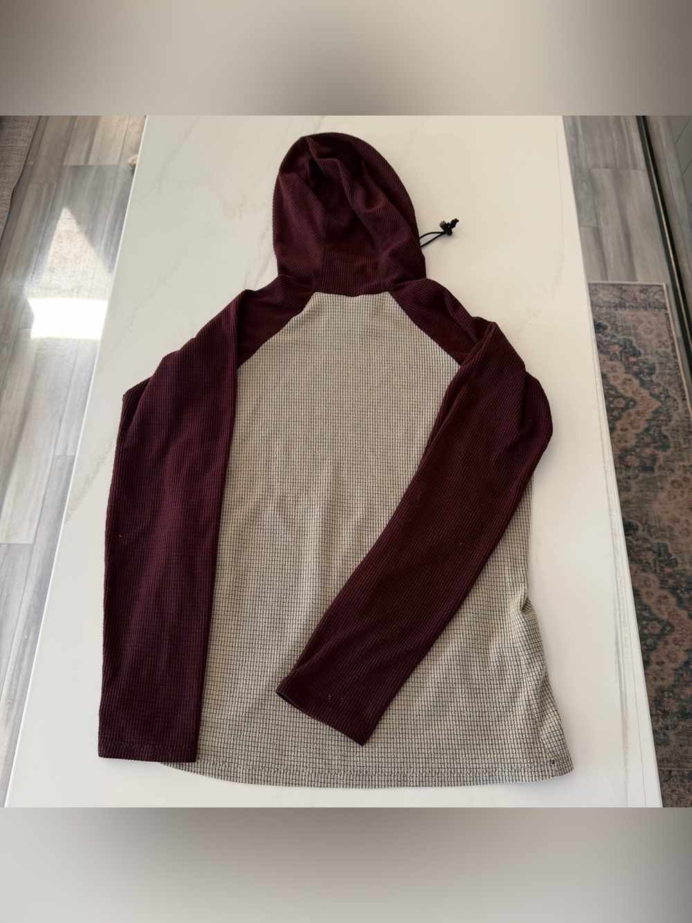 Melanzana Women’s Medium Micro-Grid Hoodie - Picture 9 of 9